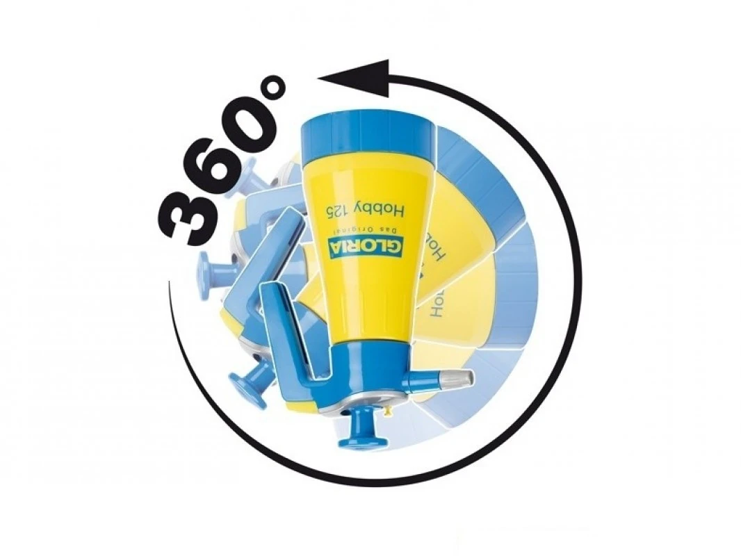 Gloria Drukspuit Hobby 125 FLEX 360° - 1.25 Liter 4 Gloria Drukspuit Hobby 125 FLEX 360° - 1.25 Liter - Afbeelding 2