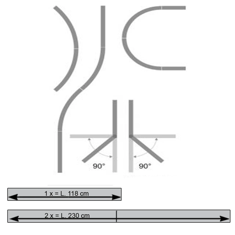 Graskant Metaal 13 X 118 Cm 5 Graskant Metaal 13 X 118 Cm - Afbeelding 3