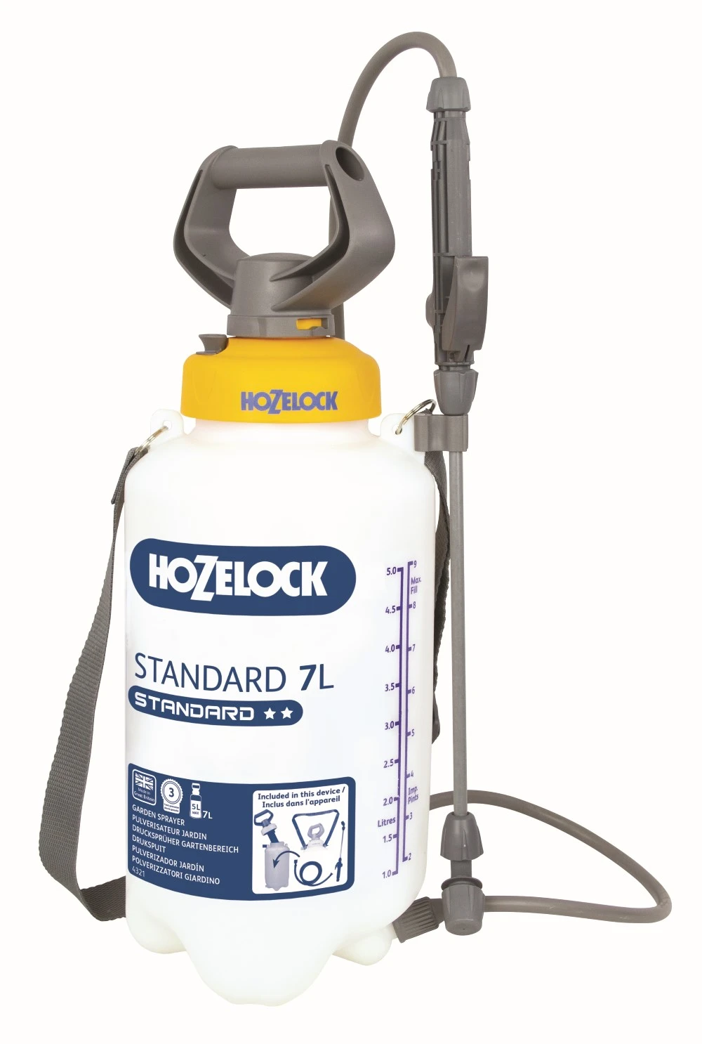 Hozelock Drukspuit Standaard 7 Liter 3 Hozelock Drukspuit Standaard 7 Liter