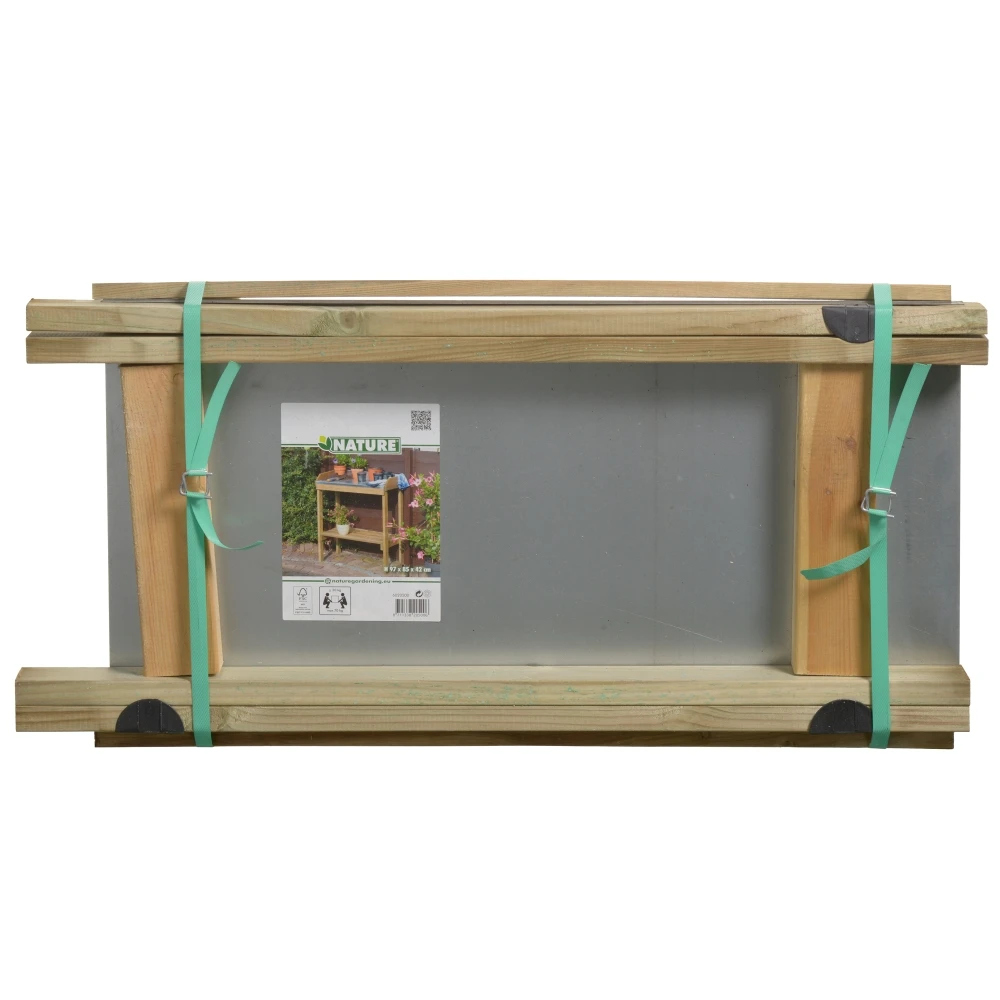 Nature Oppottafel Hout 85 X 42 Cm 6 Nature Oppottafel Hout 85 X 42 Cm - Afbeelding 4