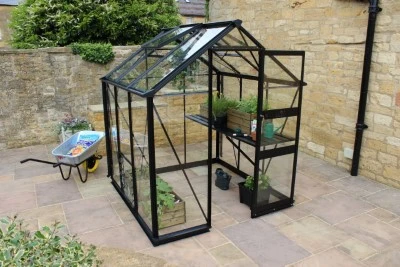 Royal Well Tuinkas Burford 66 Zwart Gecoat Veiligheidsglas 3mm 6 Royal Well Tuinkas Burford 66 Zwart Gecoat Veiligheidsglas 3mm - Afbeelding 4