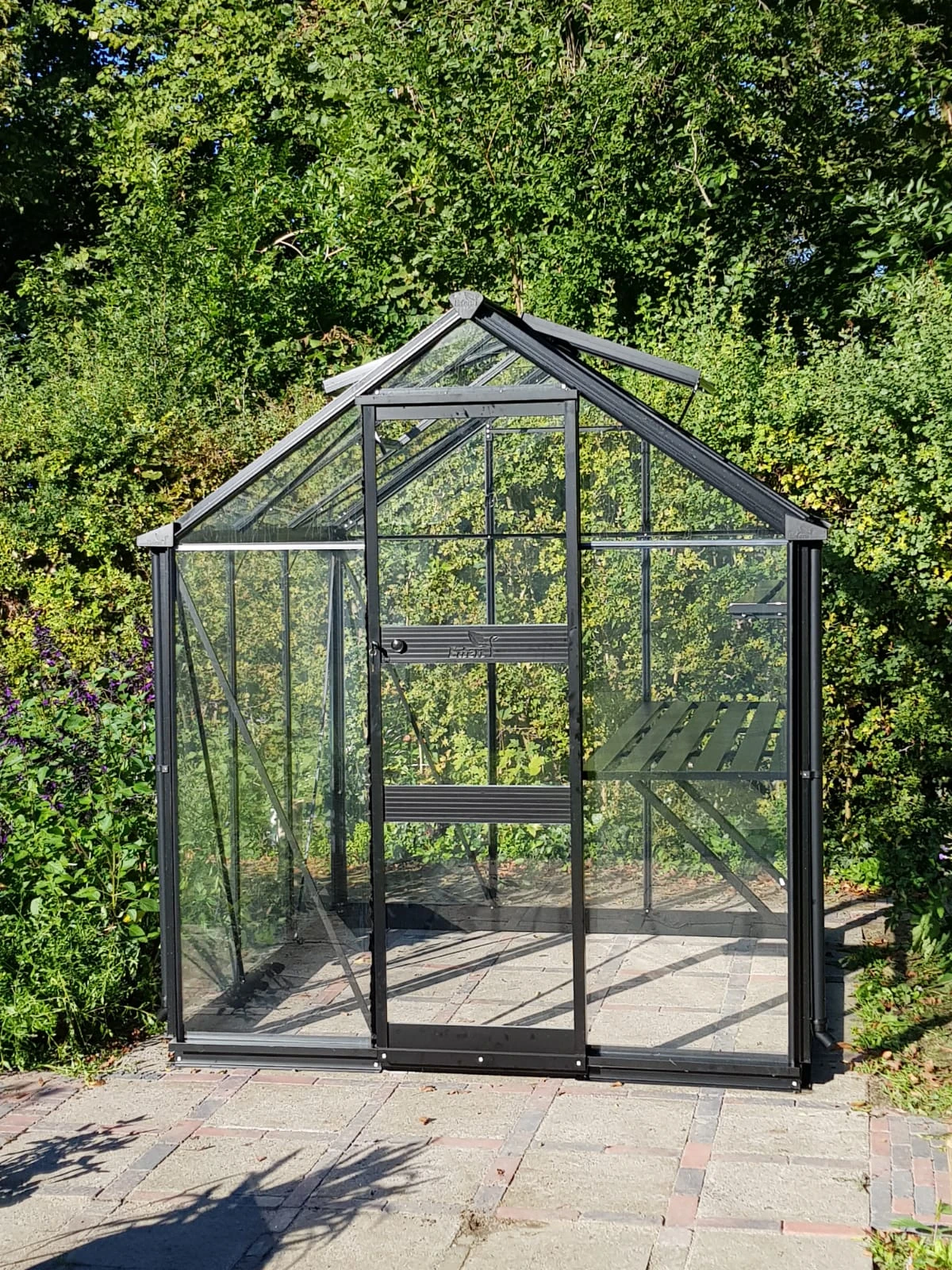 Royal Well Tuinkas Burford 66 Zwart Gecoat Veiligheidsglas 3mm 7 Royal Well Tuinkas Burford 66 Zwart Gecoat Veiligheidsglas 3mm - Afbeelding 5