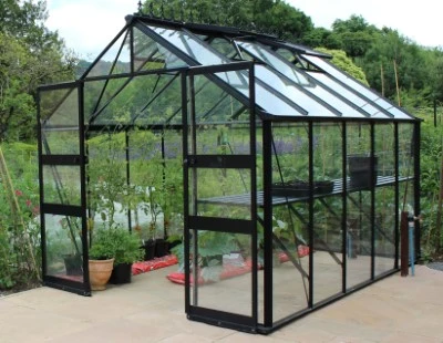 Royal Well Tuinkas Blockley 108 Zwart Gecoat Veiligheidsglas 3mm 4 Royal Well Tuinkas Blockley 108 Zwart Gecoat Veiligheidsglas 3mm - Afbeelding 2