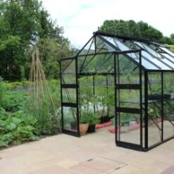 Royal Well Tuinkas Blockley 108 Zwart Gecoat Veiligheidsglas 3mm