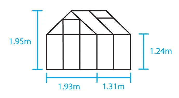 Royal Well Tuinkas Popular 46 Groen Gecoat Polycarbonaat 4mm 4 Royal Well Tuinkas Popular 46 Groen Gecoat Polycarbonaat 4mm - Afbeelding 2