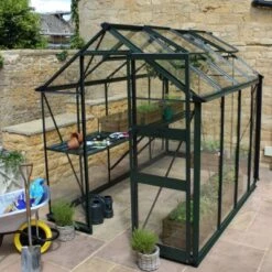 Royal Well Tuinkas Burford 86 Groen Gecoat Veiligheidsglas 3mm