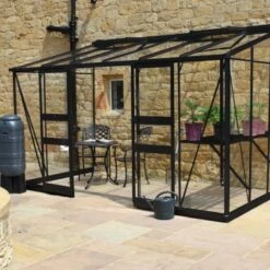 Royal Well Muurkas Broadway 126 Zwart Gecoat Veiligheidsglas 3mm