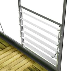 Halls Louvreraam 6L 610 X 610 Mm Veiligheidsglas Blank