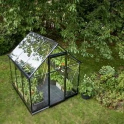 Royal Well Tuinkas Qube 66 Zwart Gecoat Veiligheidsglas 3mm -Exporteren Tuin Genoegen Winkel 8719214381660 4 Aangepast