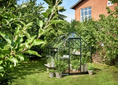 Royal Well Tuinkas Qube 86 Zwart Gecoat Veiligheidsglas 3mm 6 Royal Well Tuinkas Qube 86 Zwart Gecoat Veiligheidsglas 3mm - Afbeelding 4