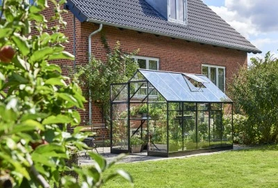 Royal Well Tuinkas Qube 106 Zwart Gecoat Veiligheidsglas 3mm 5 Royal Well Tuinkas Qube 106 Zwart Gecoat Veiligheidsglas 3mm - Afbeelding 3