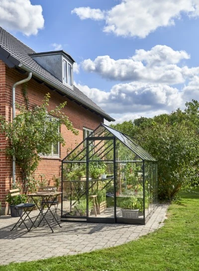 Royal Well Tuinkas Qube 106 Zwart Gecoat Veiligheidsglas 3mm 9 Royal Well Tuinkas Qube 106 Zwart Gecoat Veiligheidsglas 3mm - Afbeelding 7