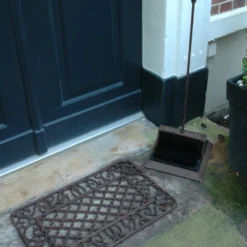 Esschert Deurmat Gietijzer Ruit 67x42 Cm -Exporteren Tuin Genoegen Winkel LH45 42