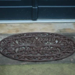 Esschert Deurmat Gietijzer Ovaal -Exporteren Tuin Genoegen Winkel LH47 43