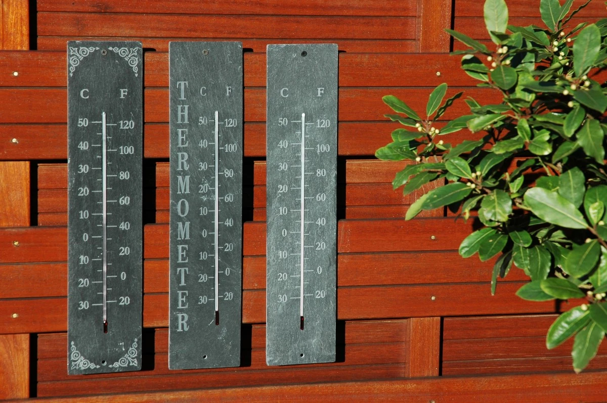 Esschert Thermometer Leisteen Origineel 4 Esschert Thermometer Leisteen Origineel - Afbeelding 2