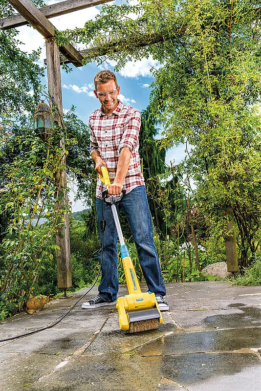 Gloria Multibrush Brede Steenborstel PRO - Messing Bekleed Staal 4 Gloria Multibrush Brede Steenborstel PRO - Messing Bekleed Staal - Afbeelding 2