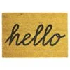 Deurmat Rubber Met Kokos Hello 39 X 60 Cm -Exporteren Tuin Genoegen Winkel deurmat hello 2